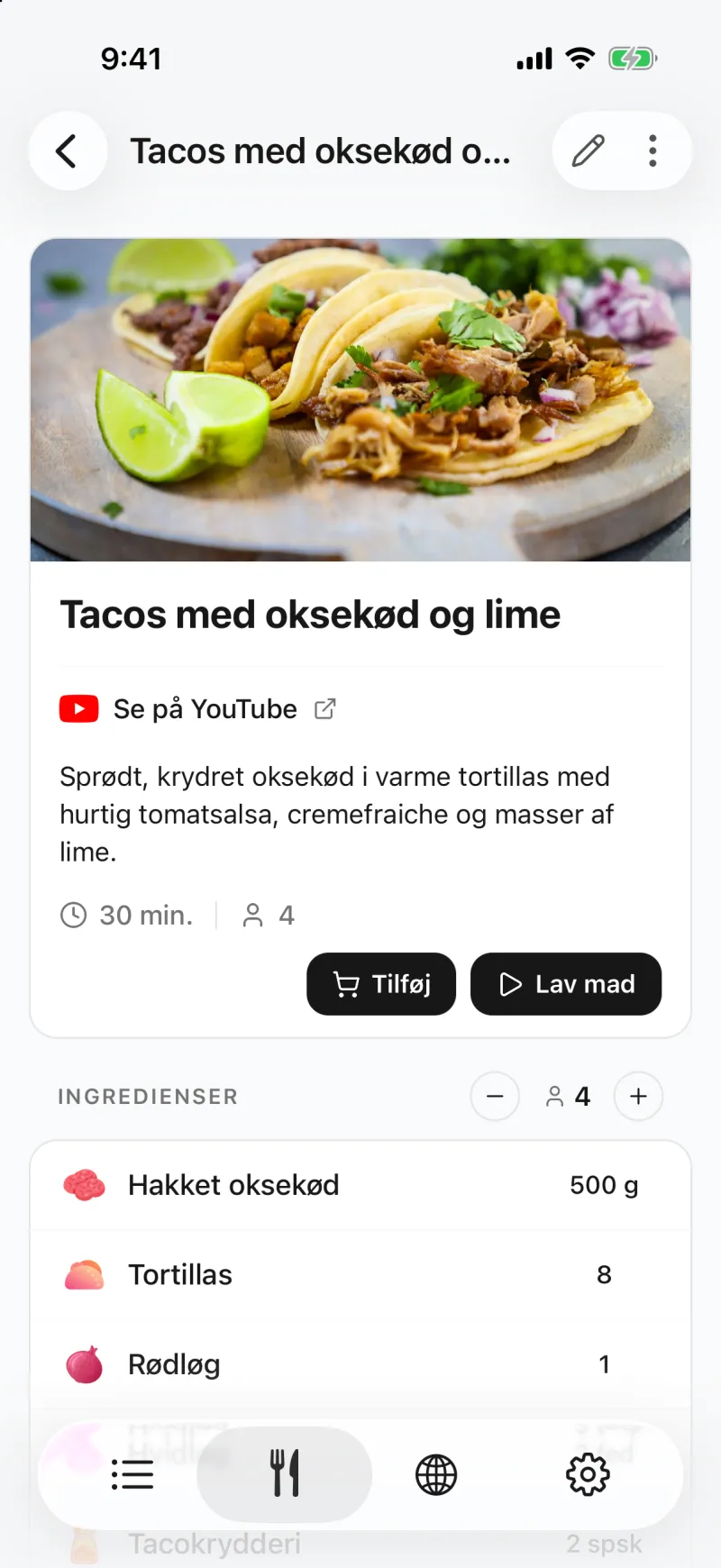 App screenshot