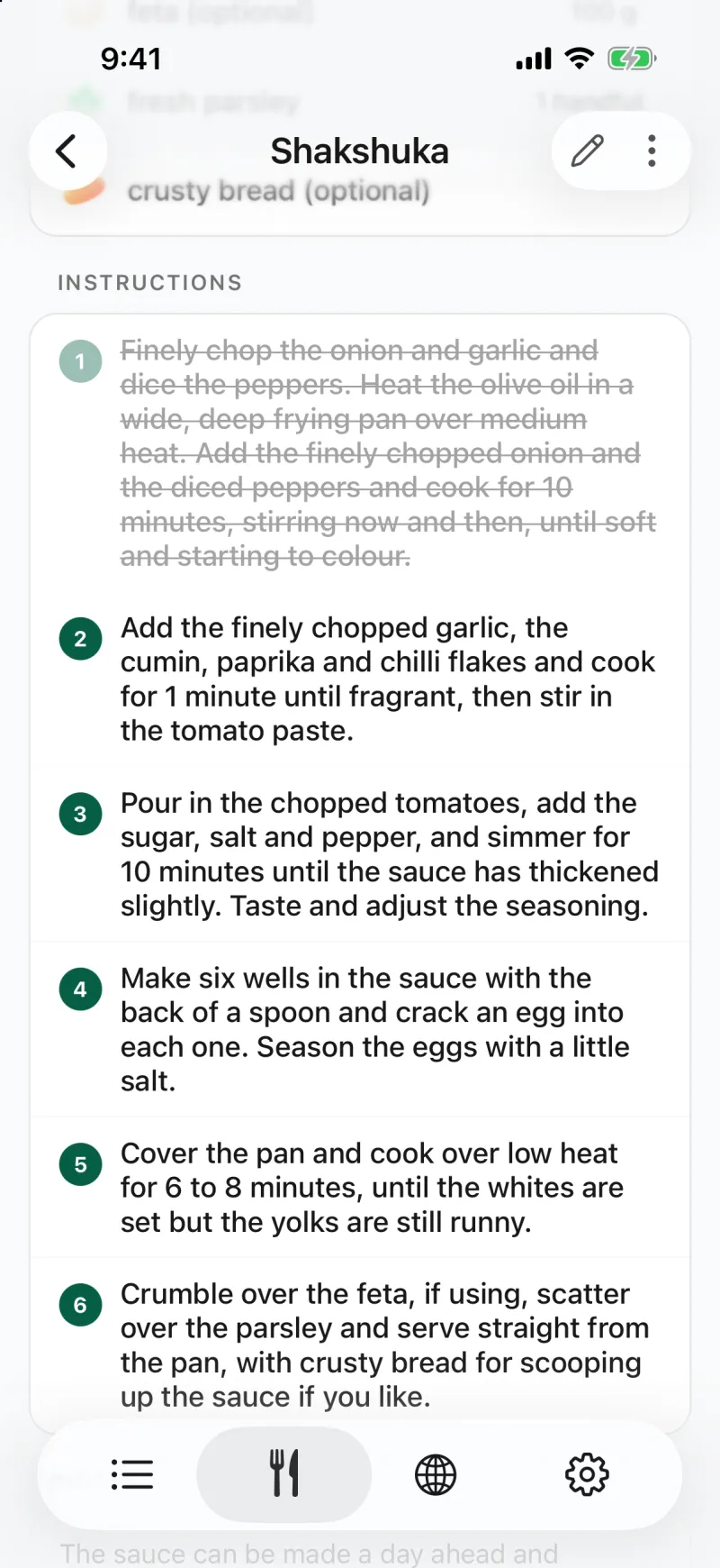 App screenshot