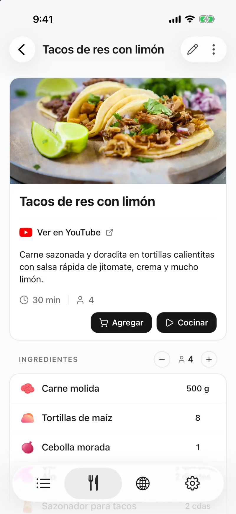 App screenshot