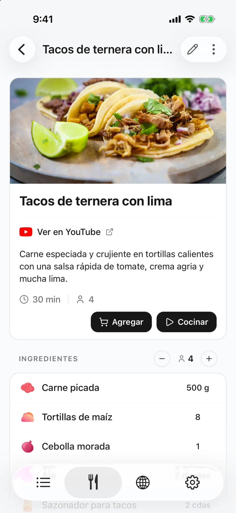 App screenshot