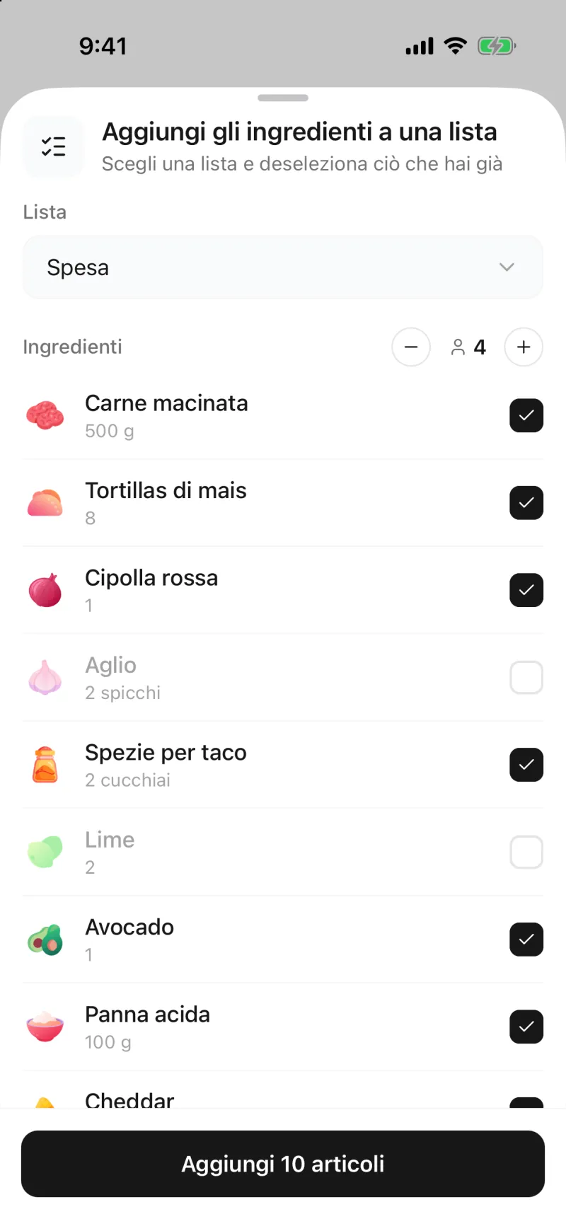 App screenshot