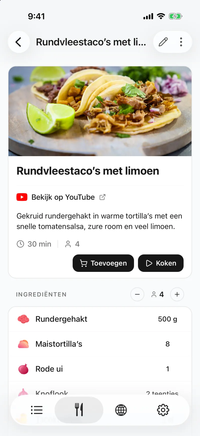 App screenshot