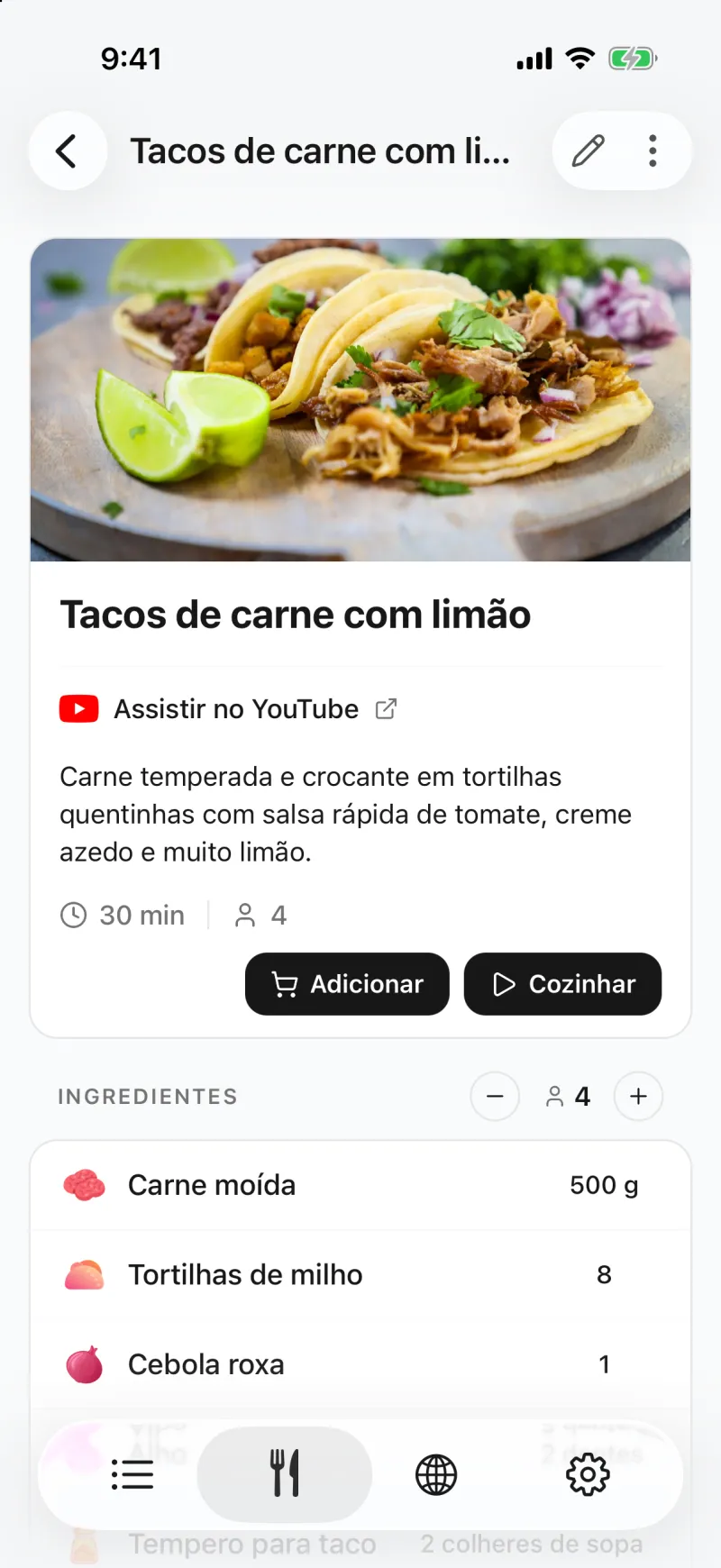 App screenshot